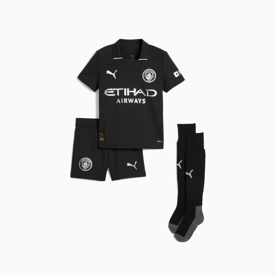 Kit Enfant Manchester City Exterieur 2025/2026 - Ballers Store