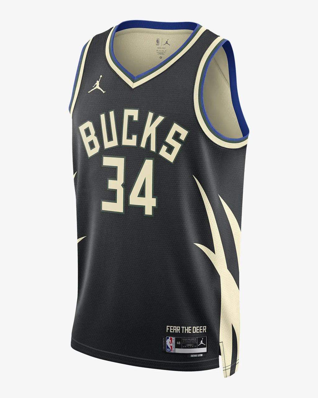 Maillot Milwaukee Bucks Statement Edition 2025/2026 - Personnalisable - Ballers Store